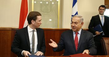 Austrian Chancellor Kurz first EU leader to congratulate Netanyahu for his election for a fifth term