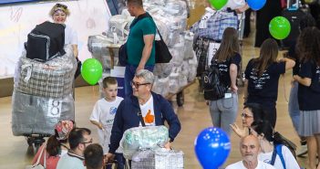 220 new immigrants from Ukraine – undeterred by terror attacks from Gaza- arrived in Israel