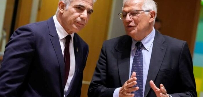 Israeli Foreign Minister Lapid ‘lashes out’ at EU’s Borrell for his visit to Tehran ‘while Iran had been plotting to kill Israeli civilians in Turkey’