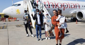 150 new olim from Ethiopia reunited with their families in Israel