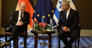 In phone conversation with Israeli PM Lapid, German Chancellor Scholz reiterates his rejection of Abbas’ use of the term ‘Holocaust’