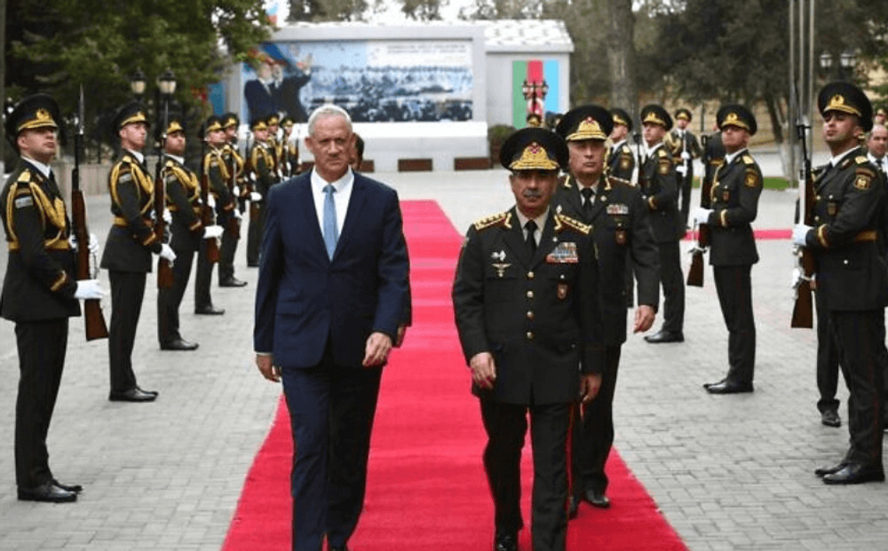Israeli Defense Minister Gantz visits Azerbaijan for security talks