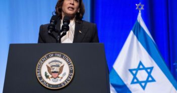 Harris comments on ‘independent’ Israeli judiciary at otherwise jubilant embassy event