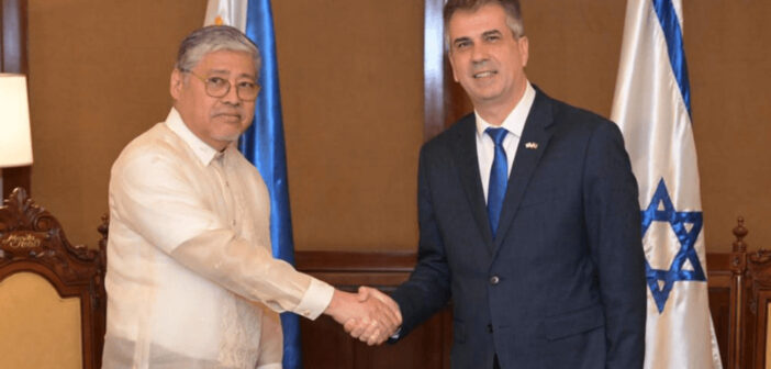 Israeli Foreign Minister makes historic visit to the Philippines