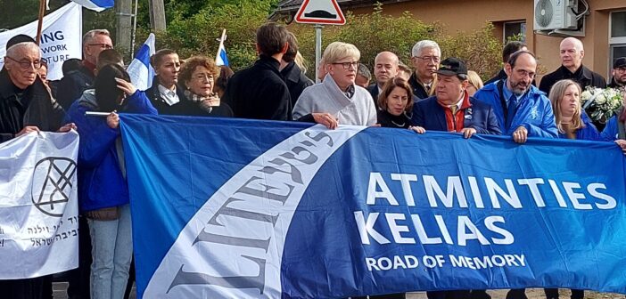 Lithuania’s Prime Minister marks 80 years since the liquidation of the Vilnius Ghetto with march to mass grave
