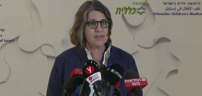 Released chidren came back extremely underweight, ‘I saw shadow of people’, says head of Israel chidren’s hospital