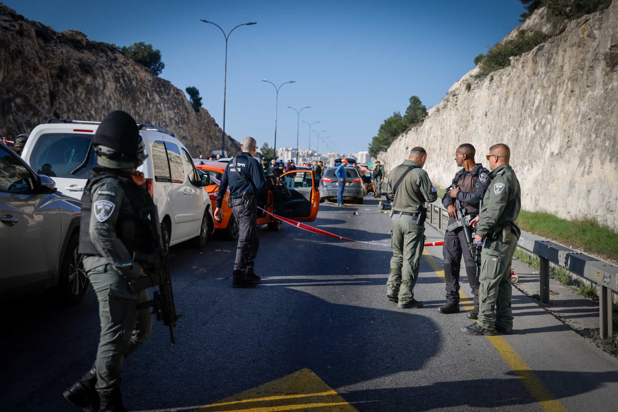 Israeli killed, eight wounded in terror shooting on highway near Ma’ale Adumim