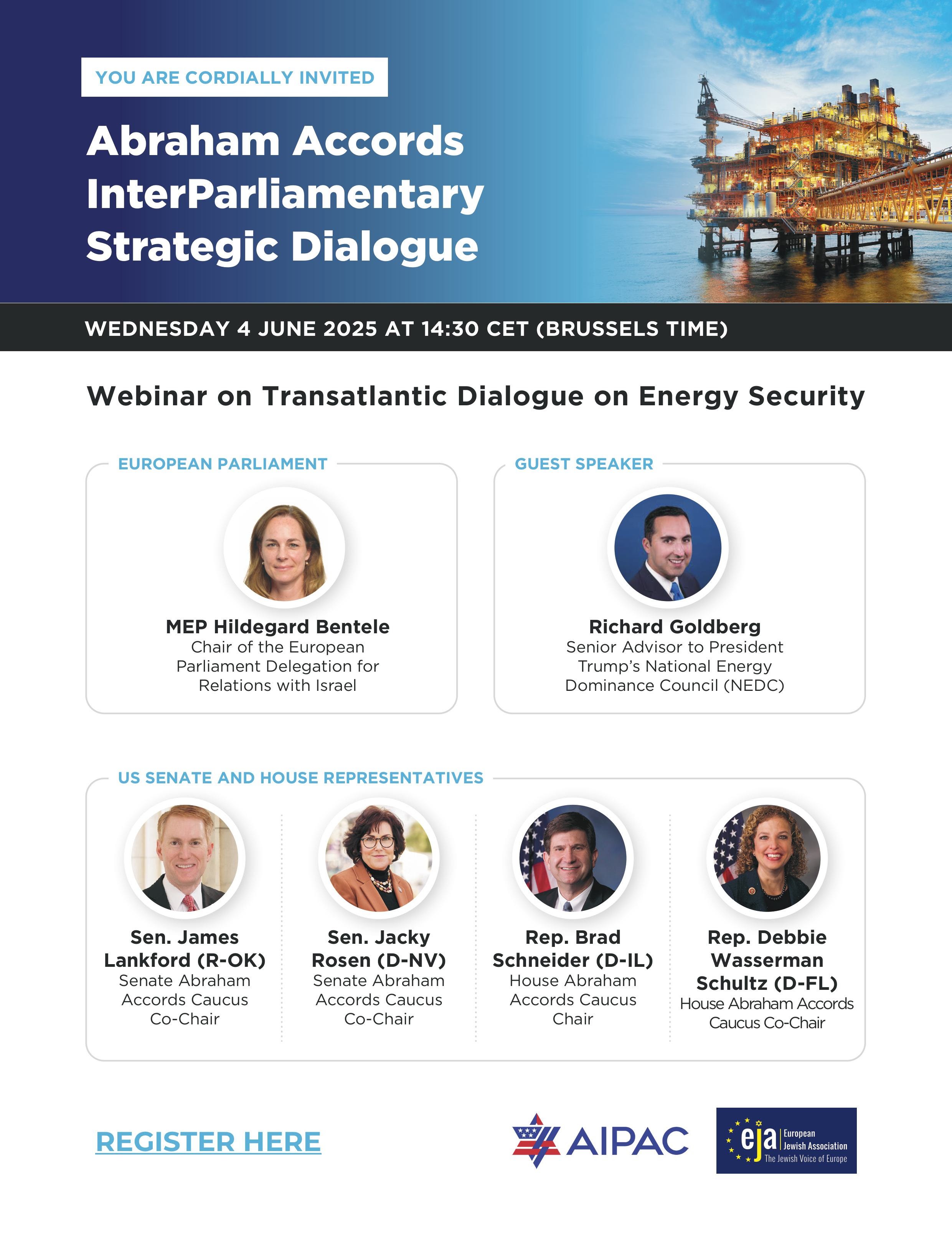 Lawmakers discuss energy issues in the framework of the Abraham Accords ...