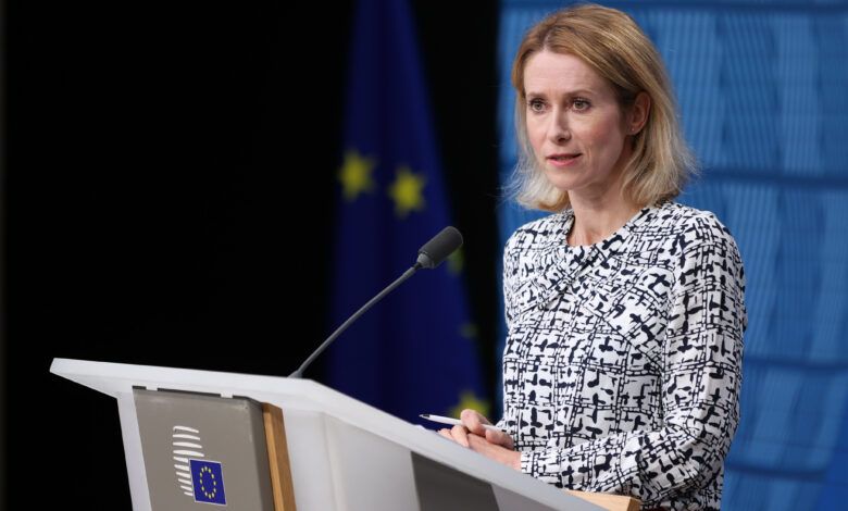 Kaja Kallas: “EU Foreign Ministers gave the go-ahead to sanction Israeli...
