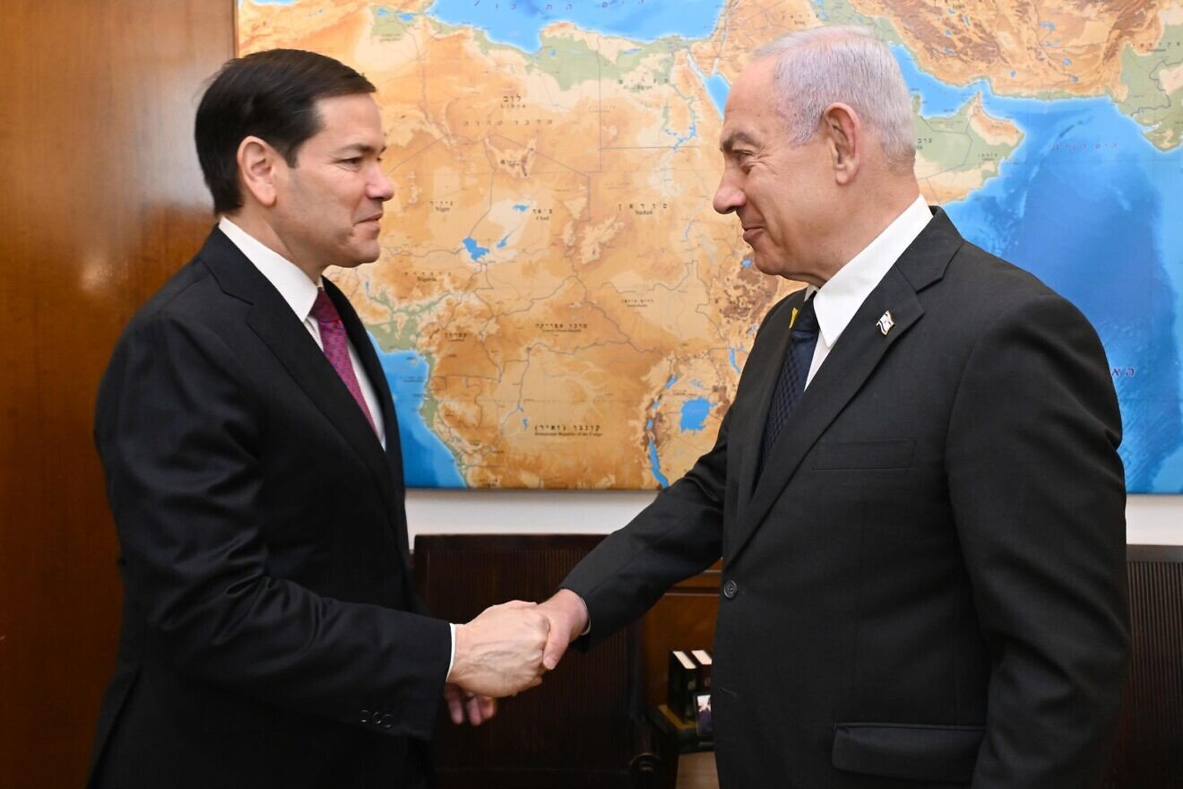  Rubio meets Netanyahu in Jerusalem
