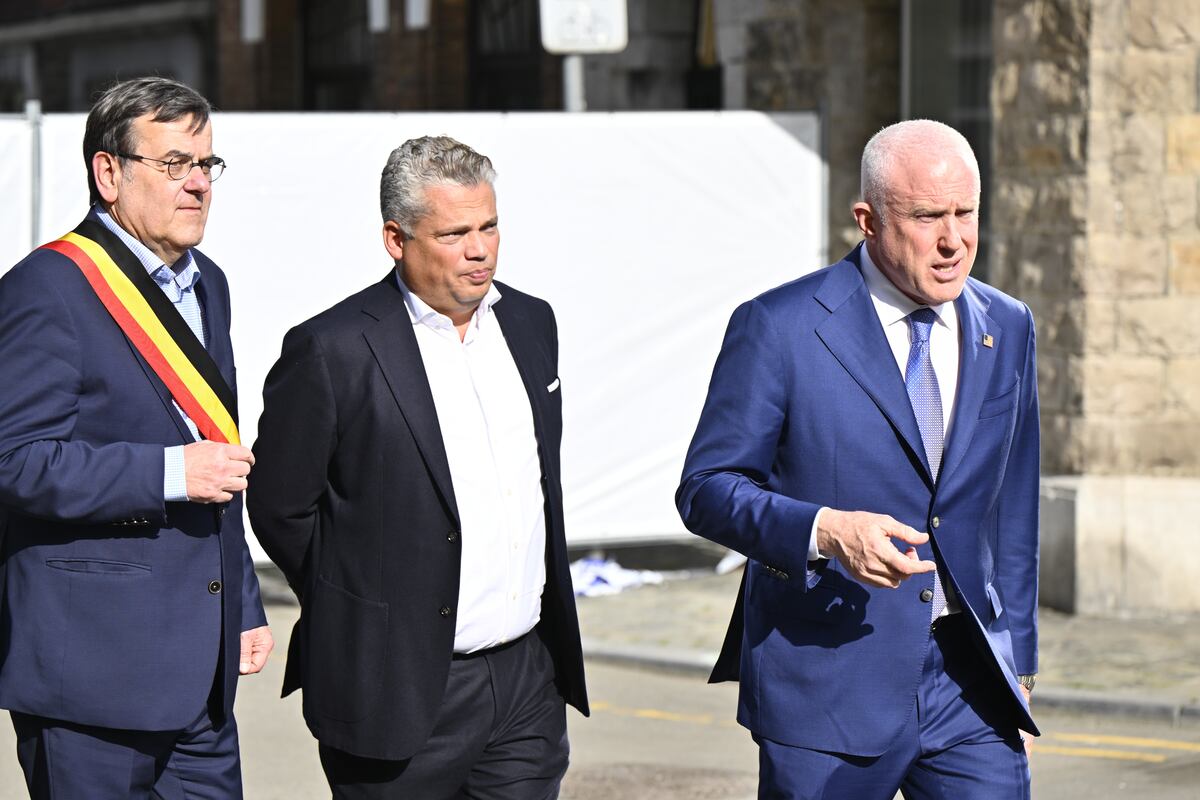 U.S. ambassador visits the synagogue in Liège targeted by antisemitic act