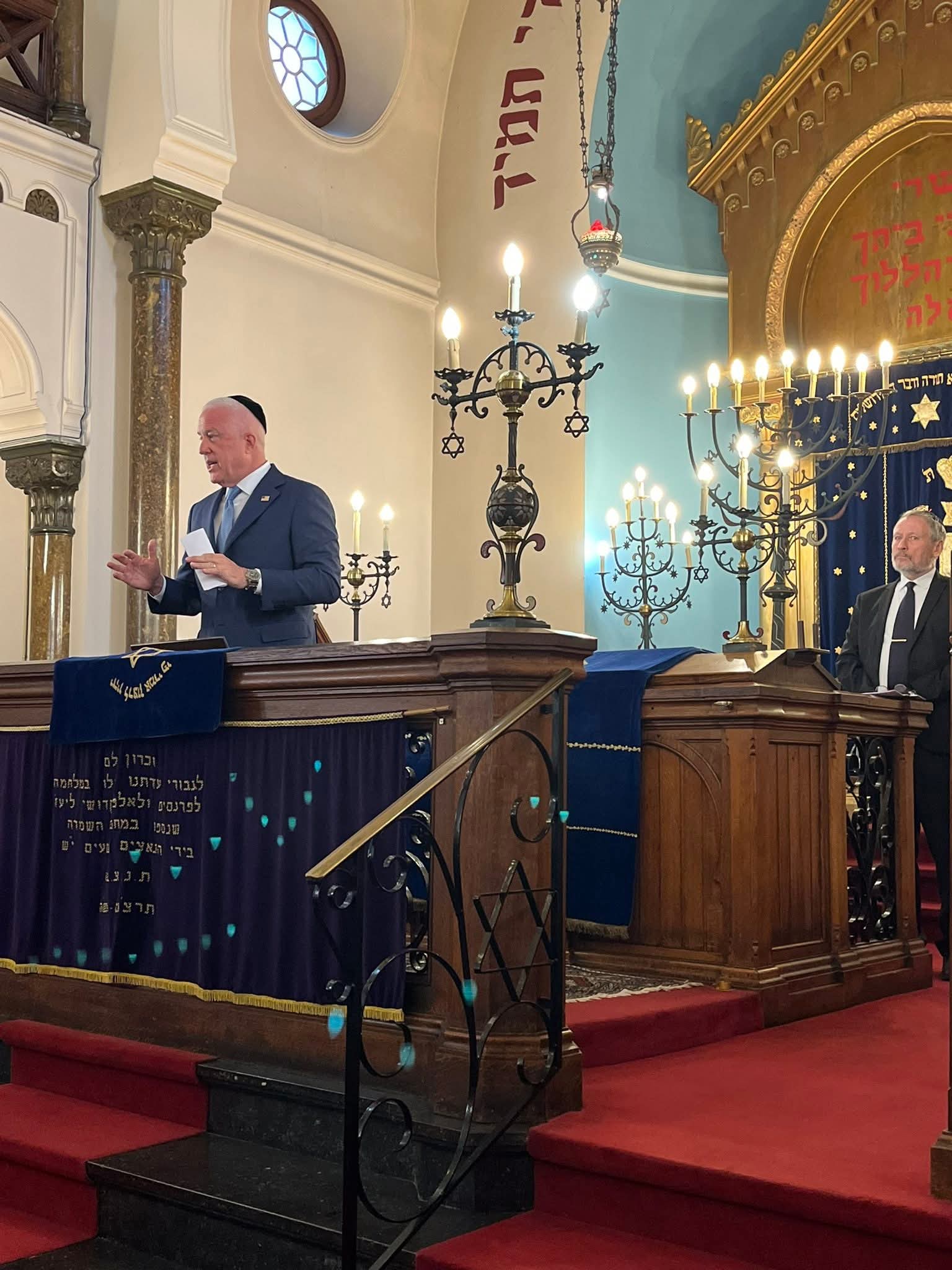 Reopening of the Liège synagogue two months after a terrorist attack