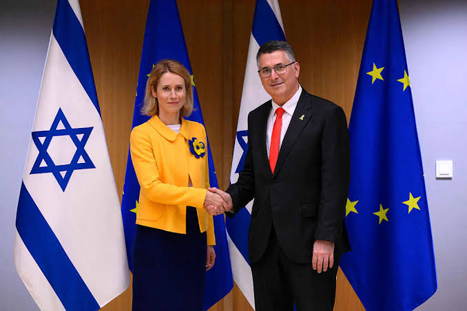 Israeli FM slams EU’s Kallas ‘who continues her obsessive campaign against...